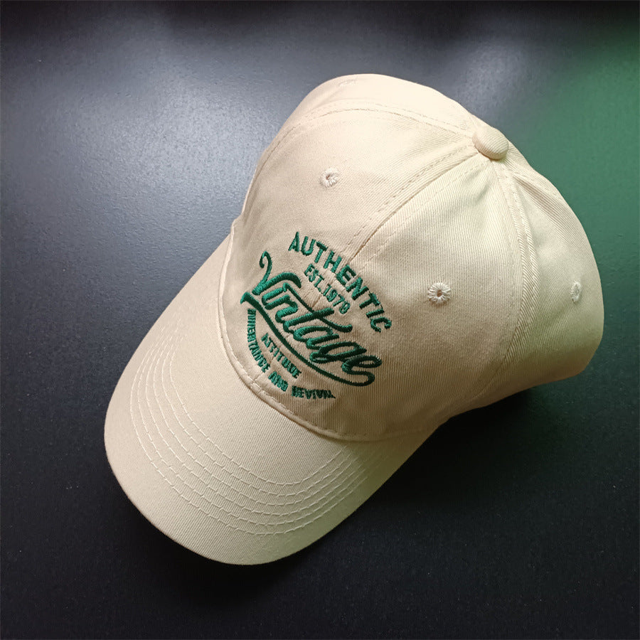 European And American Letter Embroidery Baseball Cap Peaked Cap For Men And Women