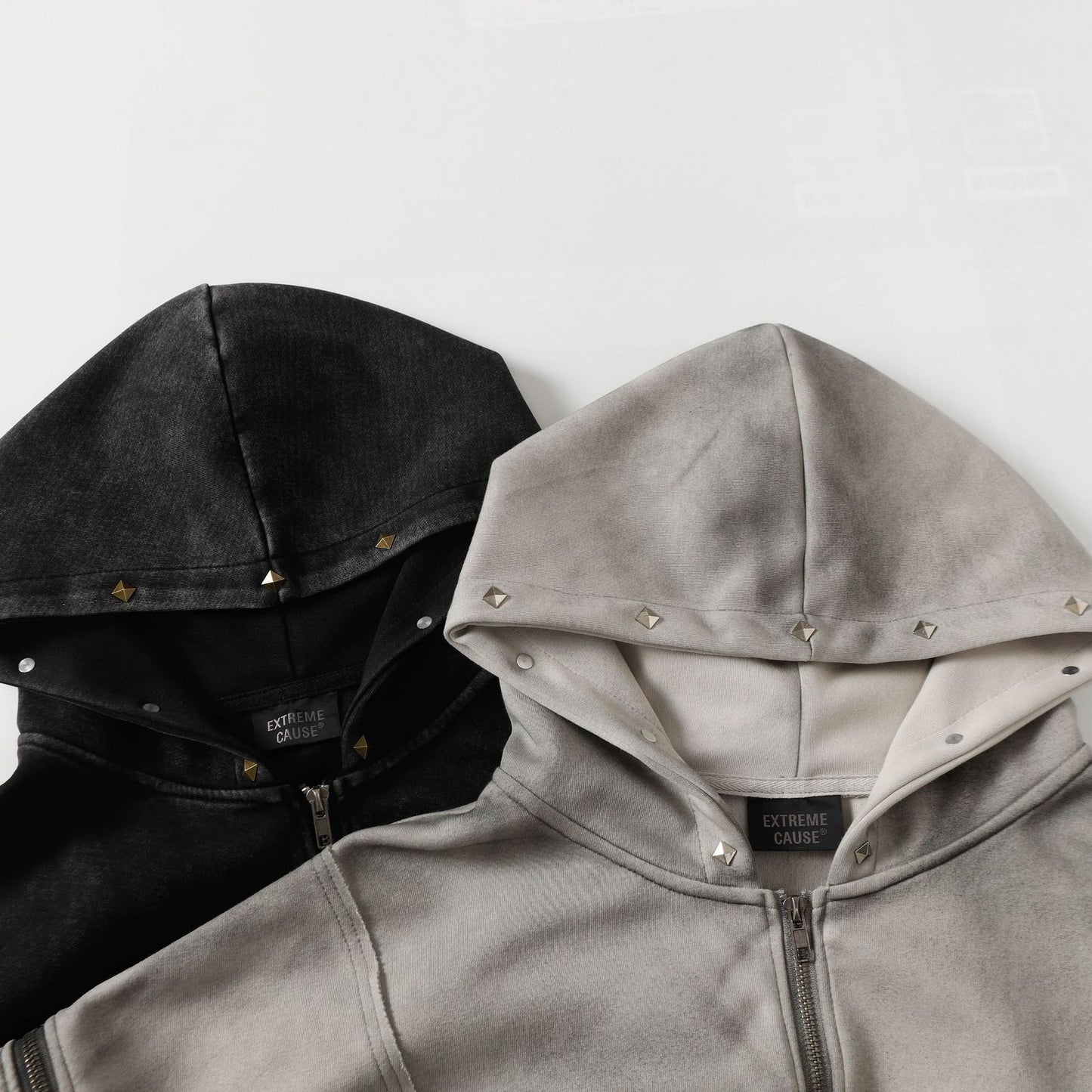 New Retro Vibe Washed Hooded Jacket Coat