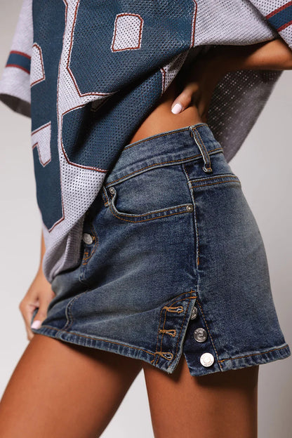 Women's Denim Skirt High Elastic Sheath