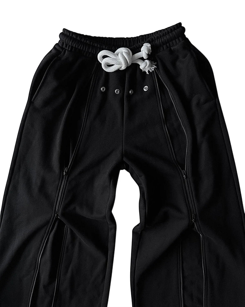 Casual versatile fashion trend personalized fashion street loose black rock Wide Leg Men Korean  Trousers  Streetwear pants