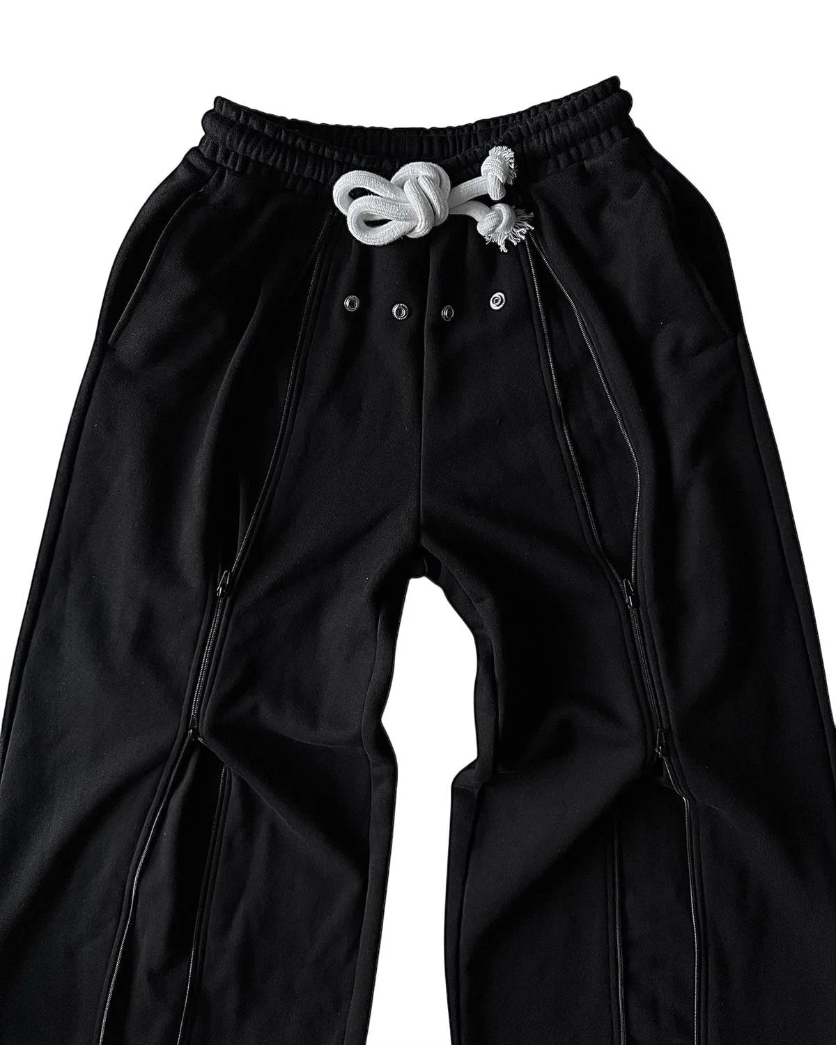 Casual versatile fashion trend personalized fashion street loose black rock Wide Leg Men Korean  Trousers  Streetwear pants