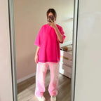 Street Dance Clothing American Retro Personality Street Hip-hop Jeans Striped Straight Leg Wide Leg Pants Loose Casual Pants