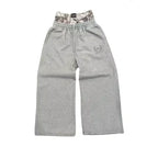 American Street Dirty style Fashion Double Waist Pants New Women High waisted Jogger Drawstring Sweatpants Loose Cargo Trousers