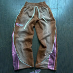 American Street Trend 2000s Fashion Double waist Pants New Hip Hop Men Women Jogger Drawstring Sweatpants Loose Cargo Trousers