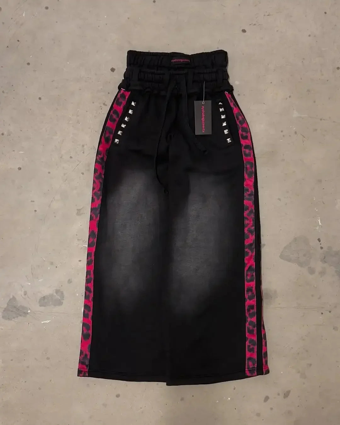 American Street Trend 2000s Fashion Double waist Pants New Hip Hop Men Women Jogger Drawstring Sweatpants Loose Cargo Trousers