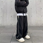 Women Casual Joggers Pants Fashion Streetwear Oversized Sports Wide Leg Pants Hip Hop Y2k Sweatpants High Waist Baggy Trousers