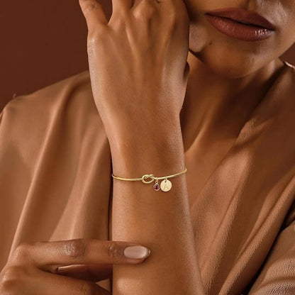 Couple's Commemorative 26 Letter Pendant Bracelet